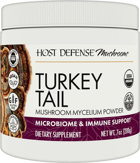 HOST DEFENSE - Host Defense Turkey Tail Mushroom Powder 200Gr. - The Red Vitamin MX - Suplementos Alimenticios - {{ shop.shopifyCountryName }}