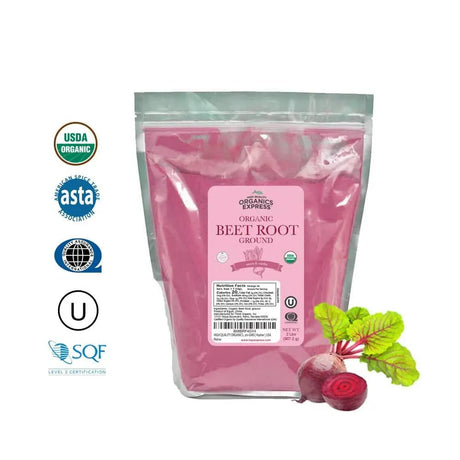 HQO - HQOExpress Organic Beetroot Powder 2 Lbs. - The Red Vitamin MX - Suplementos Alimenticios - {{ shop.shopifyCountryName }}