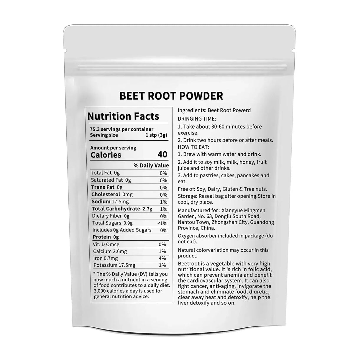 HUDETEX - Hudetex Beetroot Powder Organic 226Gr. - The Red Vitamin MX - Suplementos Alimenticios - {{ shop.shopifyCountryName }}