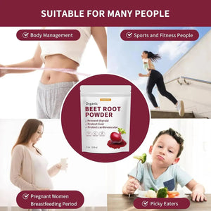 HUDETEX - Hudetex Beetroot Powder Organic 226Gr. - The Red Vitamin MX - Suplementos Alimenticios - {{ shop.shopifyCountryName }}