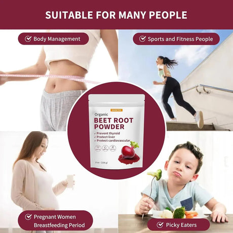 HUDETEX - Hudetex Beetroot Powder Organic 226Gr. - The Red Vitamin MX - Suplementos Alimenticios - {{ shop.shopifyCountryName }}