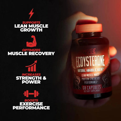 HUGE SUPPLEMENTS - Huge Supplements Ecdysterone 60 Capsulas - The Red Vitamin MX - Suplementos Alimenticios - {{ shop.shopifyCountryName }}