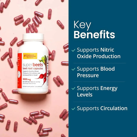 HUMANN - humanN SuperBeets Beet Root 1000Mg. 90 Capsulas - The Red Vitamin MX - Suplementos Alimenticios - {{ shop.shopifyCountryName }}