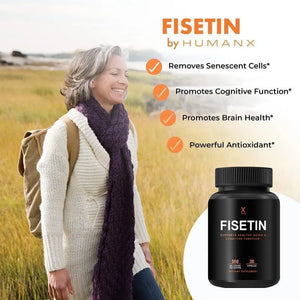 HUMANX - Humanx Fisetin 500Mg. 60 Capsulas - The Red Vitamin MX - Suplementos Alimenticios - {{ shop.shopifyCountryName }}