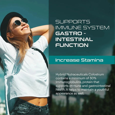 HYBRID NUTRACEUTICALS - Hybrid Nutraceuticals Bovine Colostrum Supplement 500Mg. 120 Capsulas - The Red Vitamin MX - Suplementos Alimenticios - {{ shop.shopifyCountryName }}