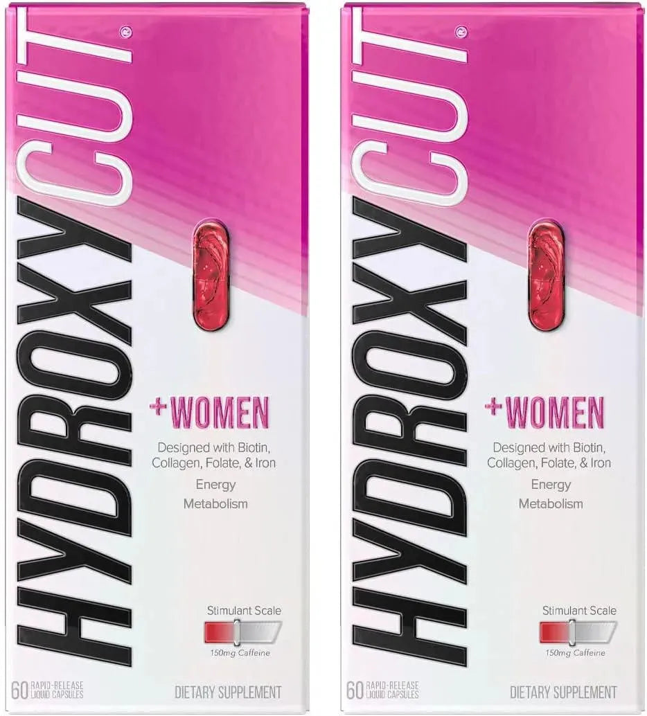 HYDROXYCUT - Hydroxycut + Women Pills with Biotin & Collagen Hair Nails and Skin 60 Capsulas 2 Pack - The Red Vitamin MX - Suplementos Alimenticios - {{ shop.shopifyCountryName }}