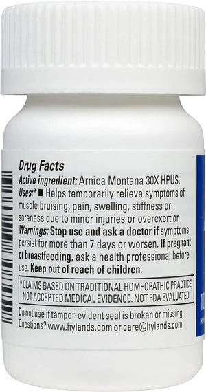 HYLAND´S - Hyland's Naturals Arnica 30x 100 Tabletas Disolubles - The Red Vitamin MX - Suplementos Alimenticios - {{ shop.shopifyCountryName }}