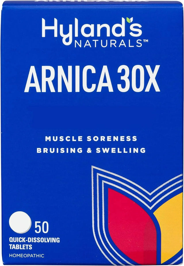 HYLAND´S - Hyland's Naturals Arnica Montana 30x Tablets 50 Tabletas Disolubles - The Red Vitamin MX - Suplementos Alimenticios - {{ shop.shopifyCountryName }}