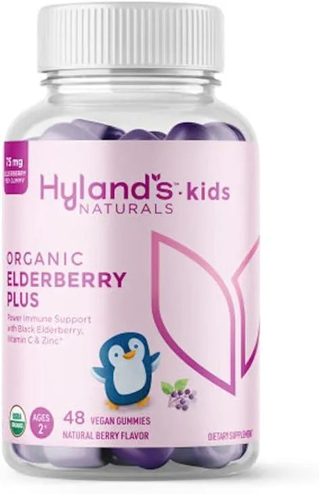 HYLAND´S - Hyland’s Naturals Kids Organic Elderberry Plus Gummies 48 Gomitas - The Red Vitamin MX - Suplementos Alimenticios - {{ shop.shopifyCountryName }}