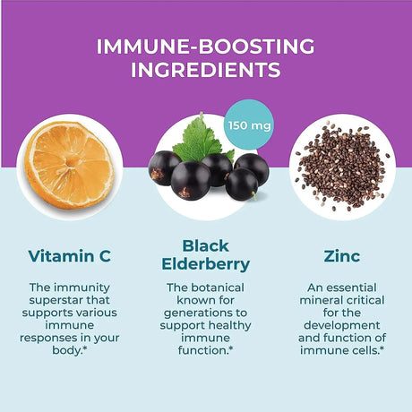 HYLAND´S - Hyland’s Naturals Organic Elderberry 60 Gomitas - The Red Vitamin MX - Suplementos Alimenticios - {{ shop.shopifyCountryName }}