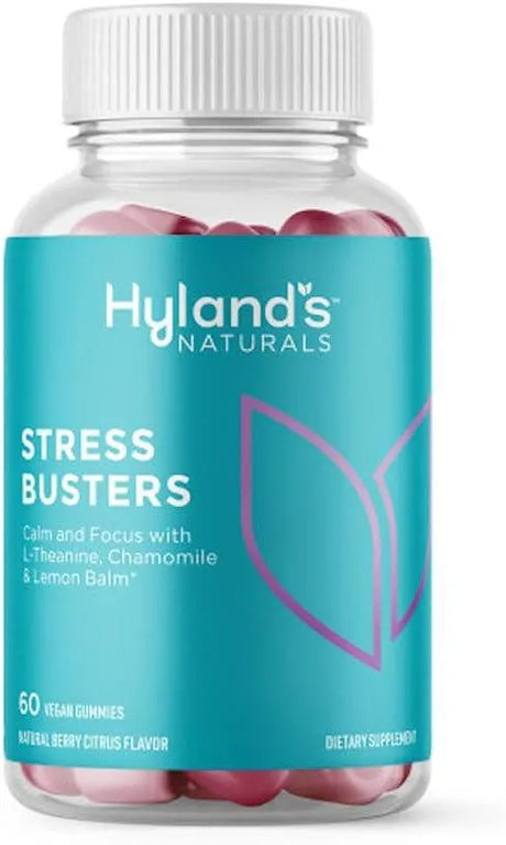 HYLAND´S - Hyland’s Stress Busters L-Theanine, Chamomile and Lemon Balm 60 Gomitas - The Red Vitamin MX - Suplementos Alimenticios - {{ shop.shopifyCountryName }}