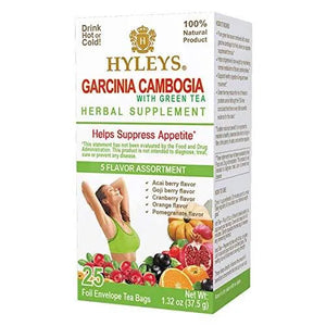 HYLEYS - Hyleys Wellness Garcinia Cambogia Green Tea 5 Flavor Assortment 25 Bolsas - The Red Vitamin MX - Suplementos Alimenticios - {{ shop.shopifyCountryName }}