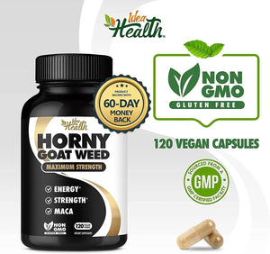 IDEA HEALTH - Idea Health Horny Goat Weed 1275Mg. 120 Capsulas - The Red Vitamin MX - Suplementos Alimenticios - {{ shop.shopifyCountryName }}