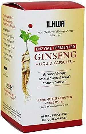 ILHWA - ILHWA Enzyme Fermented Panax Korean Ginseng Extract 30 Capsulas - The Red Vitamin MX - Suplementos Alimenticios - {{ shop.shopifyCountryName }}