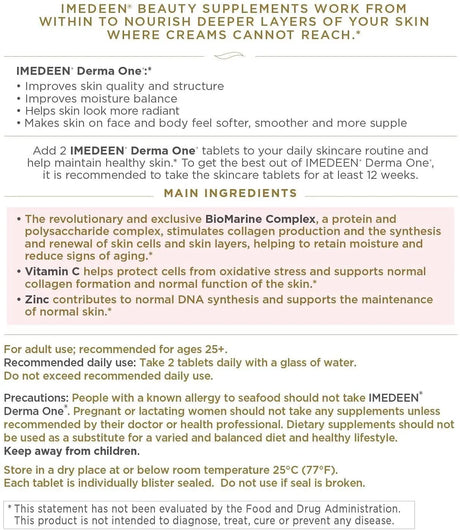 IMEDEEN - Imedeen Derma One 60 Tabletas - The Red Vitamin MX - Suplementos Alimenticios - {{ shop.shopifyCountryName }}