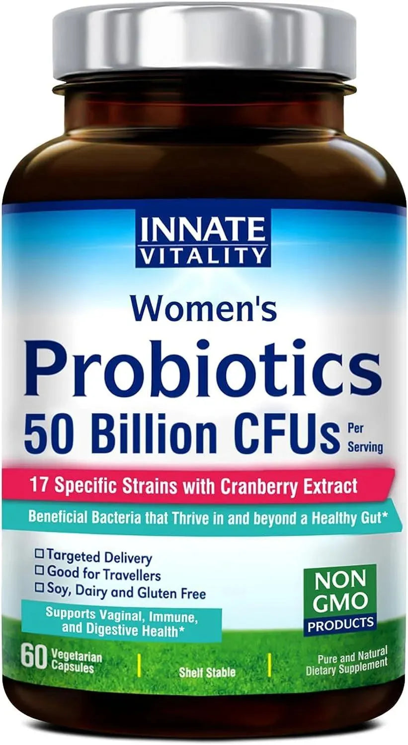 INNATE VITALITY - Innate Vitality Probiotics for Women 50 Billion CFUs 60 Capsulas - The Red Vitamin MX - Suplementos Alimenticios - {{ shop.shopifyCountryName }}