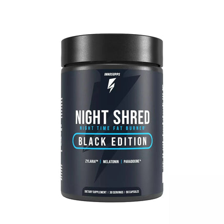 INNOSUPPS - InnoSupps Night Shred Black Edition Cutting-Edge Sleep Aid and Fat Burner 90 Capsulas - The Red Vitamin MX - Suplementos Alimenticios - {{ shop.shopifyCountryName }}