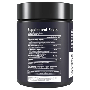 INNOSUPPS - InnoSupps Night Shred Black Edition Cutting-Edge Sleep Aid and Fat Burner 90 Capsulas - The Red Vitamin MX - Suplementos Alimenticios - {{ shop.shopifyCountryName }}