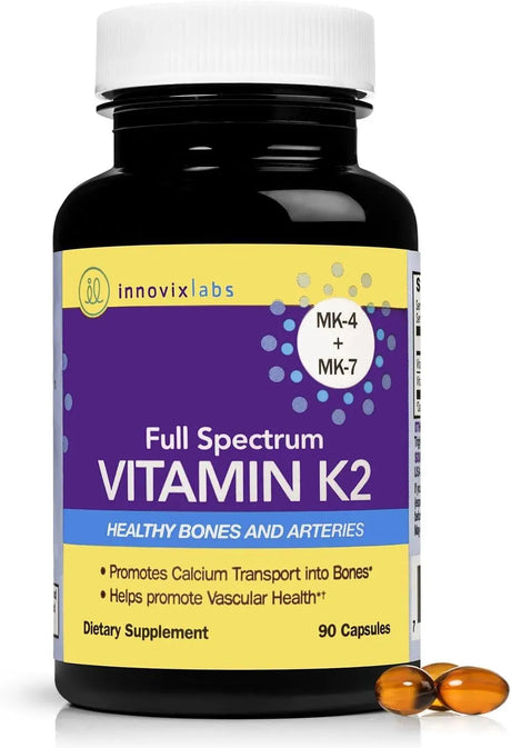 INNOVIXLABS - InnovixLabs Full Spectrum Vitamin K2 90 Capsulas - The Red Vitamin MX - Suplementos Alimenticios - {{ shop.shopifyCountryName }}