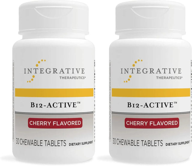 INTEGRATIVE THERAPEUTICS - Integrative Therapeutics B12-Active 30 Tabletas Masticables 2 Pack - The Red Vitamin MX - Suplementos Alimenticios - {{ shop.shopifyCountryName }}