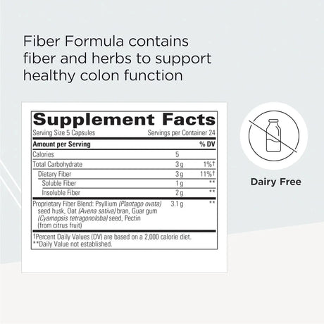 INTEGRATIVE THERAPEUTICS - Integrative Therapeutics Fiber Formula 120 Capsulas - The Red Vitamin MX - Suplementos Alimenticios - {{ shop.shopifyCountryName }}