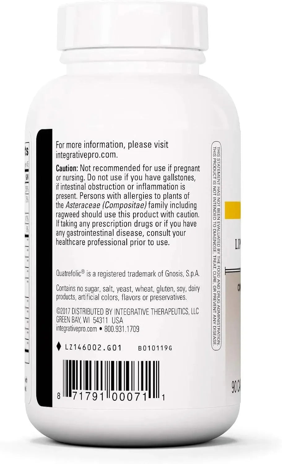 INTEGRATIVE THERAPEUTICS - Integrative Therapeutics Lipotropic Complex Liver Support 90 Capsulas - The Red Vitamin MX - Suplementos Alimenticios - {{ shop.shopifyCountryName }}