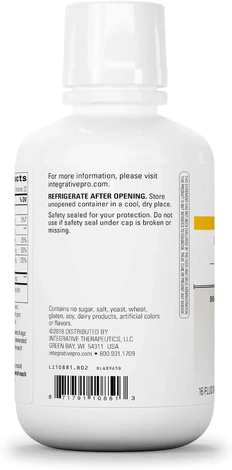 INTEGRATIVE THERAPEUTICS - Integrative Therapeutics Liquid Calcium Magnesium 480Ml. - The Red Vitamin MX - Suplementos Alimenticios - {{ shop.shopifyCountryName }}