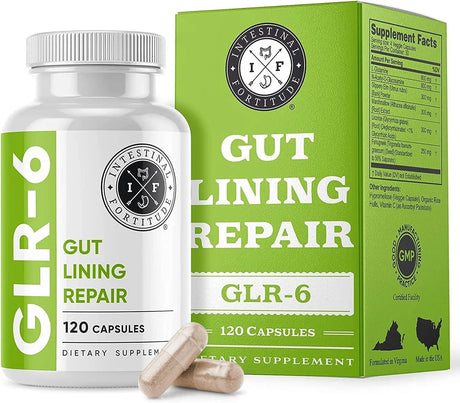 INTESTINAL FORTITUDE - GLR-6 Gut Lining Repair Supplement for Gut Health 120 Capsulas - The Red Vitamin MX - Suplementos Alimenticios - {{ shop.shopifyCountryName }}