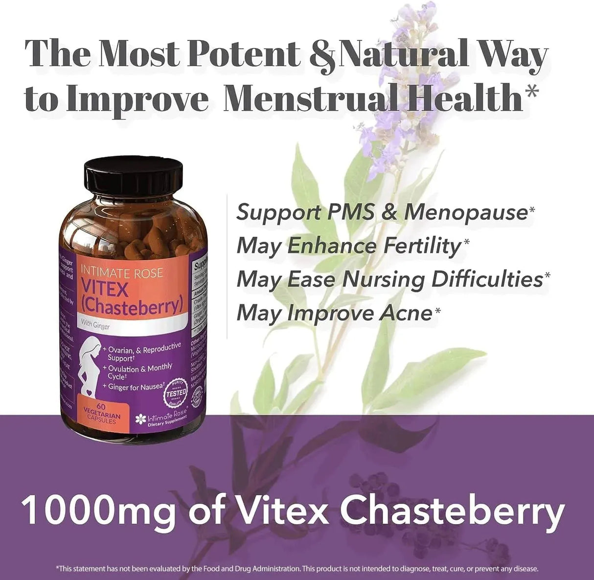 INTIMATE ROSE - Intimate Rose Baya Casto Chasteberry 1000Mg. 60 Capsulas - The Red Vitamin MX - Suplementos Alimenticios - {{ shop.shopifyCountryName }}