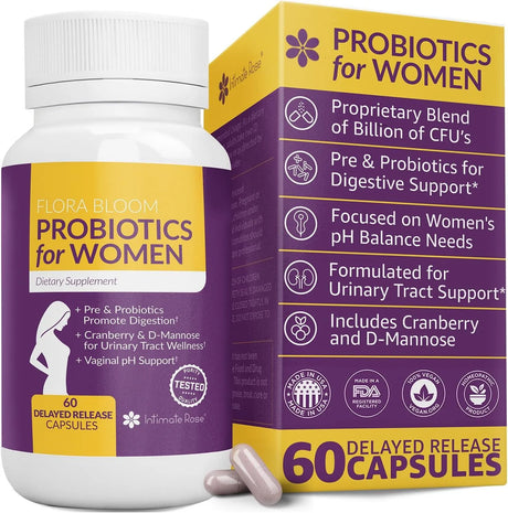 INTIMATE ROSE - Intimate Rose Complete Vaginal Probiotics for Women 60 Capsulas - The Red Vitamin MX - Suplementos Alimenticios - {{ shop.shopifyCountryName }}