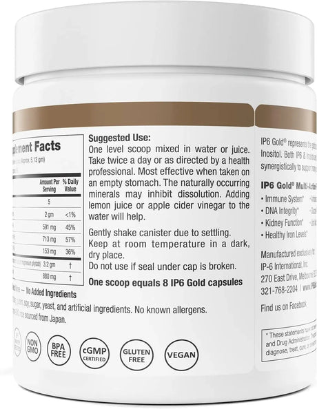 IP6 GOLD - IP6 Gold IP-6 & Myo-Inositol 308Gr. - The Red Vitamin MX - Suplementos Alimenticios - {{ shop.shopifyCountryName }}