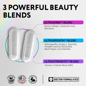 IQ BIOLOGY - IQ BIOLOGY Hair Skin and Nails Vtamins 60 Capsulas - The Red Vitamin MX - Suplementos Alimenticios - {{ shop.shopifyCountryName }}