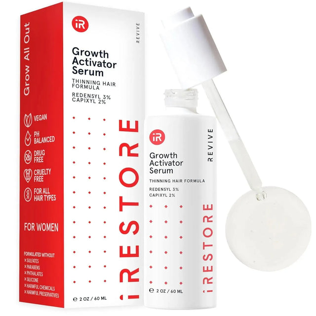 IRESTORE - iRESTORE Scalp Serum Hair Growth Serum for Women Men 2 Fl.Oz. - The Red Vitamin MX - Suplementos Alimenticios - {{ shop.shopifyCountryName }}