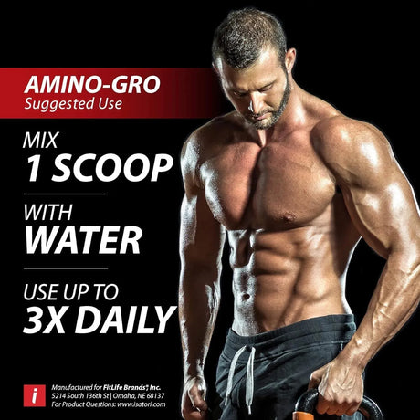 ISATORI - iSatori Amino-GRO BCAA Powder Blue Razz Snow Cone 30 Servicios 300Gr. - The Red Vitamin MX - Suplementos Alimenticios - {{ shop.shopifyCountryName }}