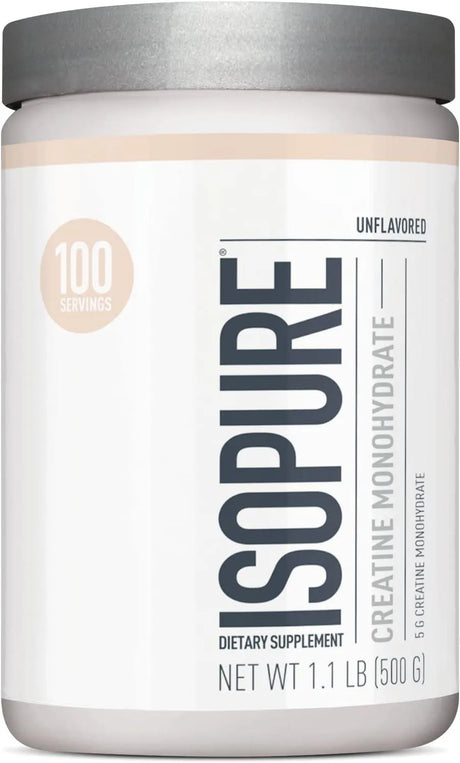 ISOPURE - Isopure Unflavored Creatine Monohydrate Powder 100 Servicios 500Gr. - The Red Vitamin MX - Suplementos Alimenticios - {{ shop.shopifyCountryName }}