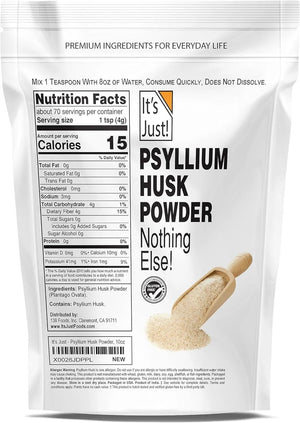 IT´S JUST! - It's Just! Psyllium Husk Powder 284Gr. - The Red Vitamin MX - Suplementos Alimenticios - {{ shop.shopifyCountryName }}