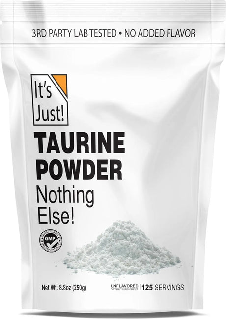 IT´S JUST! - It's Just! Taurine Powder 250Gr. - The Red Vitamin MX - Suplementos Alimenticios - {{ shop.shopifyCountryName }}