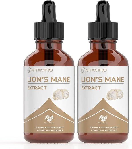 IVITAMINS - IVitamins Lions Mane Supplement 30Ml. 2 Pack - The Red Vitamin MX - Suplementos Alimenticios - {{ shop.shopifyCountryName }}