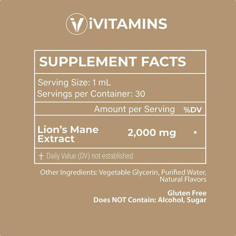 IVITAMINS - IVitamins Lions Mane Supplement 30Ml. 2 Pack - The Red Vitamin MX - Suplementos Alimenticios - {{ shop.shopifyCountryName }}