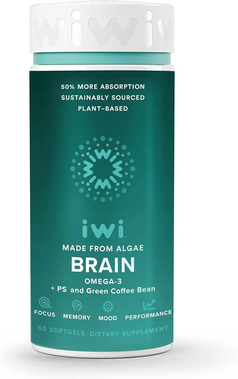 IWI - Iwi Life Brain Nootropic Brain Supplement 60 Capsulas Blandas - The Red Vitamin MX - Suplementos Alimenticios - {{ shop.shopifyCountryName }}