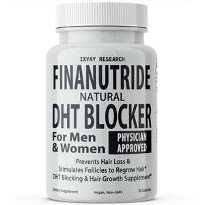 IXYAY RESEARCH - IXYAY RESEARCH Finanutride Natural DHT Blocker & Hair Growth 30 Capsulas - The Red Vitamin MX - Suplementos Alimenticios - {{ shop.shopifyCountryName }}