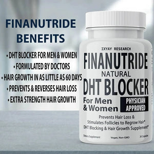 IXYAY RESEARCH - IXYAY RESEARCH Finanutride Natural DHT Blocker & Hair Growth 30 Capsulas - The Red Vitamin MX - Suplementos Alimenticios - {{ shop.shopifyCountryName }}