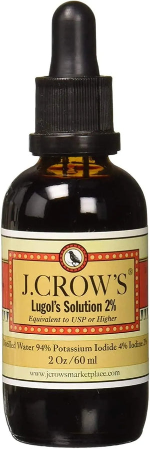 J. CROW'S - J.CROW'S Lugol's Solution of Iodine 2% 2Oz. - The Red Vitamin MX - Suplementos Alimenticios - {{ shop.shopifyCountryName }}