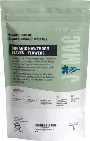 J MAC BOTANICALS - J MAC BOTANICALS Organic Hawthorn Leaf + Flower 226Gr. - The Red Vitamin MX - Suplementos Alimenticios - {{ shop.shopifyCountryName }}