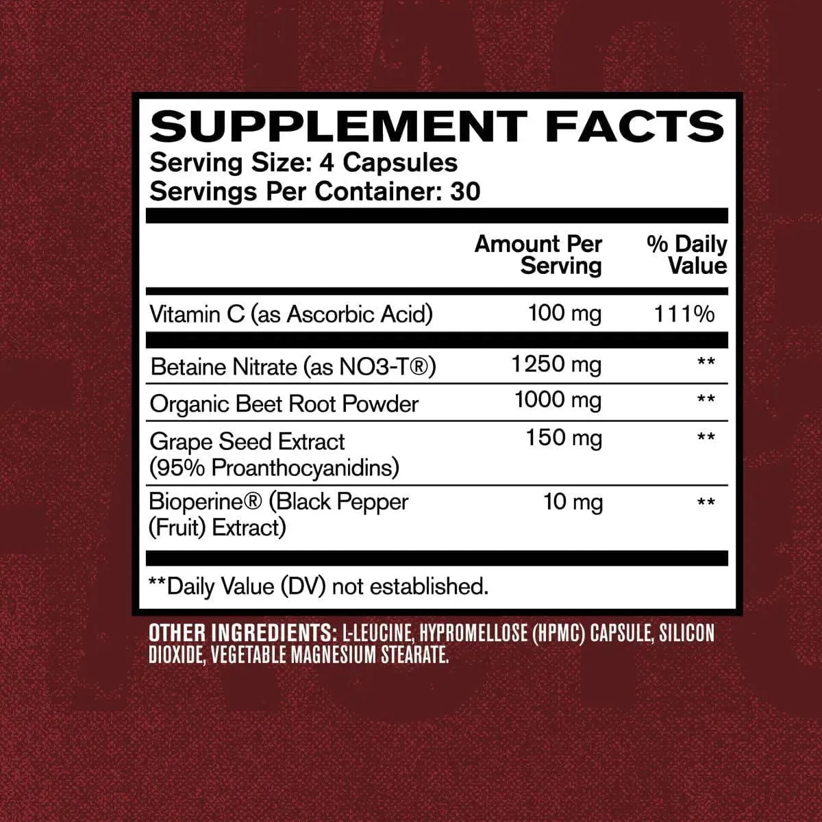 JACKED FACTORY - Jacked Factory Beet Root + Nitrates 120 Capsulas - The Red Vitamin MX - Suplementos Alimenticios - {{ shop.shopifyCountryName }}