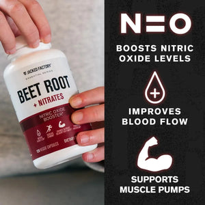 JACKED FACTORY - Jacked Factory Beet Root + Nitrates 120 Capsulas - The Red Vitamin MX - Suplementos Alimenticios - {{ shop.shopifyCountryName }}
