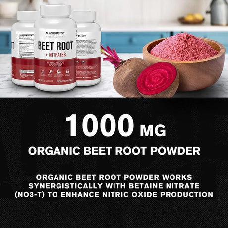 JACKED FACTORY - Jacked Factory Beet Root + Nitrates 120 Capsulas - The Red Vitamin MX - Suplementos Alimenticios - {{ shop.shopifyCountryName }}
