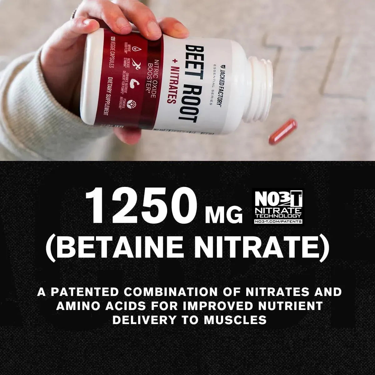 JACKED FACTORY - Jacked Factory Beet Root + Nitrates 120 Capsulas - The Red Vitamin MX - Suplementos Alimenticios - {{ shop.shopifyCountryName }}