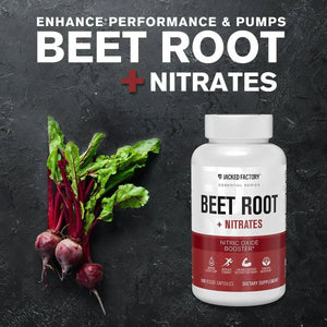 JACKED FACTORY - Jacked Factory Beet Root + Nitrates 120 Capsulas - The Red Vitamin MX - Suplementos Alimenticios - {{ shop.shopifyCountryName }}