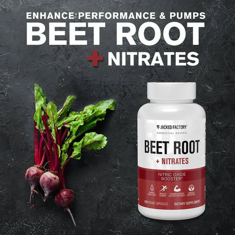 JACKED FACTORY - Jacked Factory Beet Root + Nitrates 120 Capsulas - The Red Vitamin MX - Suplementos Alimenticios - {{ shop.shopifyCountryName }}